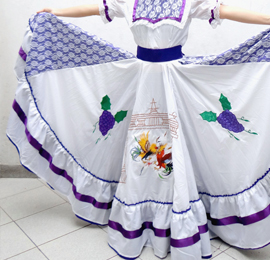 Vestido típico de Aguascalientes