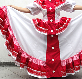 Vestido típico de Colima