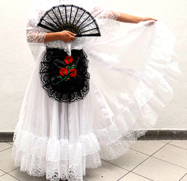 Vestido típico de veracruz escolar