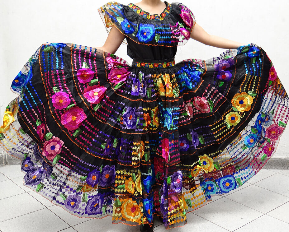 Vestido de Chiapas Intermedio Damas