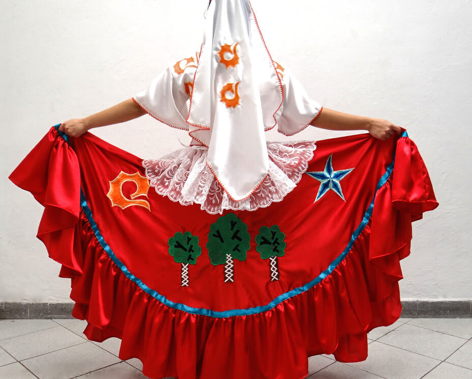 Vestido típico de Quintana Roo