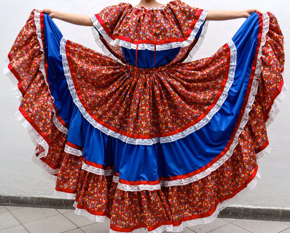 Vestido típico de Sinaloa
