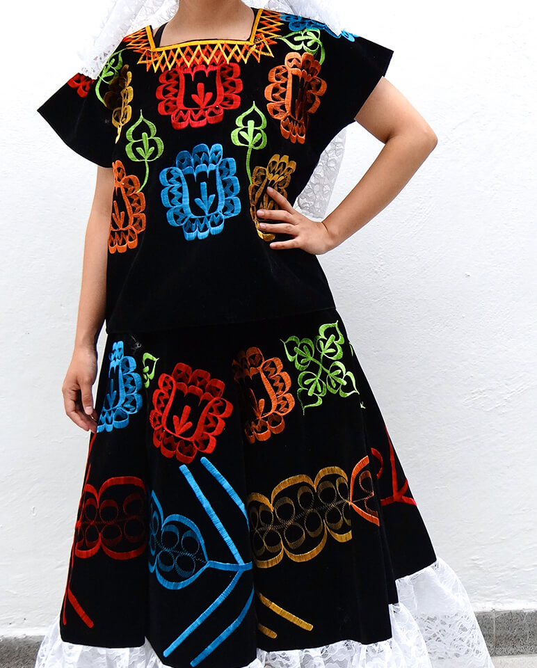 Vestido típico de Oaxaca
