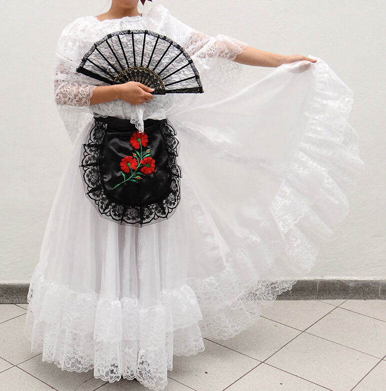 Vestido de Veracruz escolar